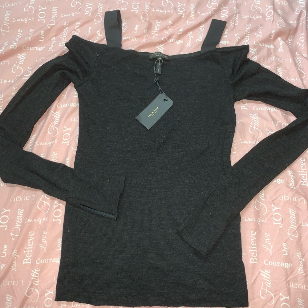 NWT Rag & Bone cold shoulder shirt